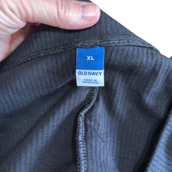 Old Navy Black Sheath Dress gothic goth witchy LBD comfortable XL SS comfy - Picture 5 of 10